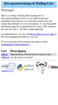 Mobile Screenshot of lists.openstreetmap.ch