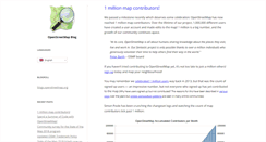 Desktop Screenshot of blog.openstreetmap.org