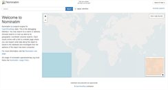 Desktop Screenshot of nominatim.openstreetmap.org