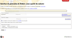 Desktop Screenshot of cadastre.openstreetmap.fr