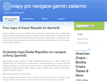 Tablet Screenshot of garmin.openstreetmap.cz